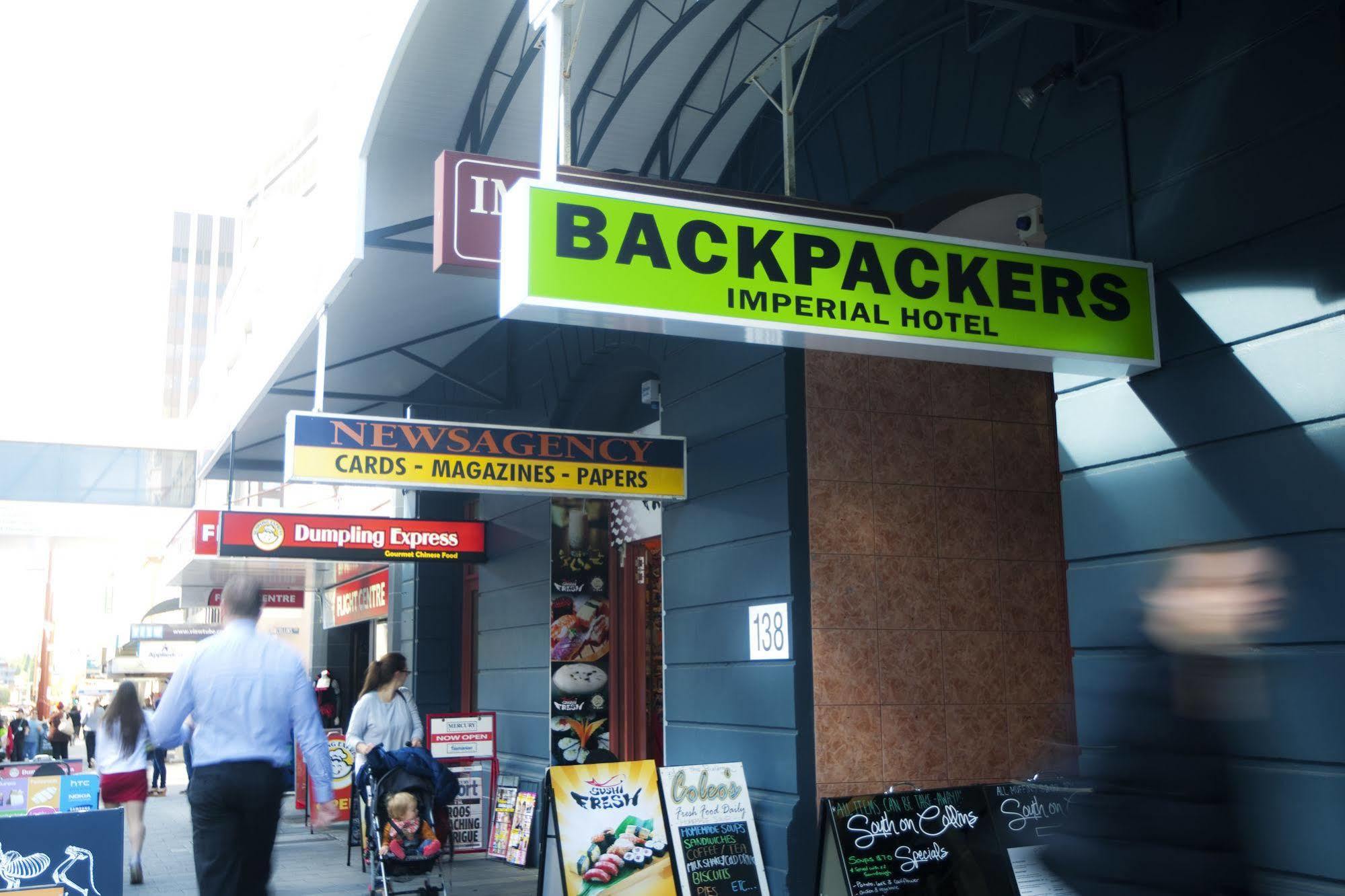 Backpackers Imperial Hotel Hobart Dış mekan fotoğraf